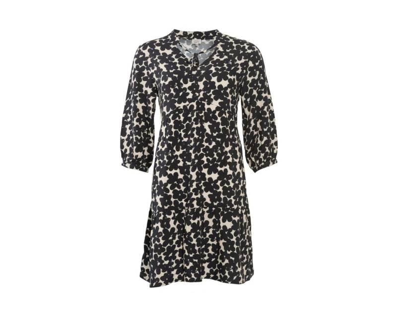 LIVING CRAFTS Midikleid OMARA Sommerkleid aus seidig-sanftem ECOVERO von LIVING CRAFTS