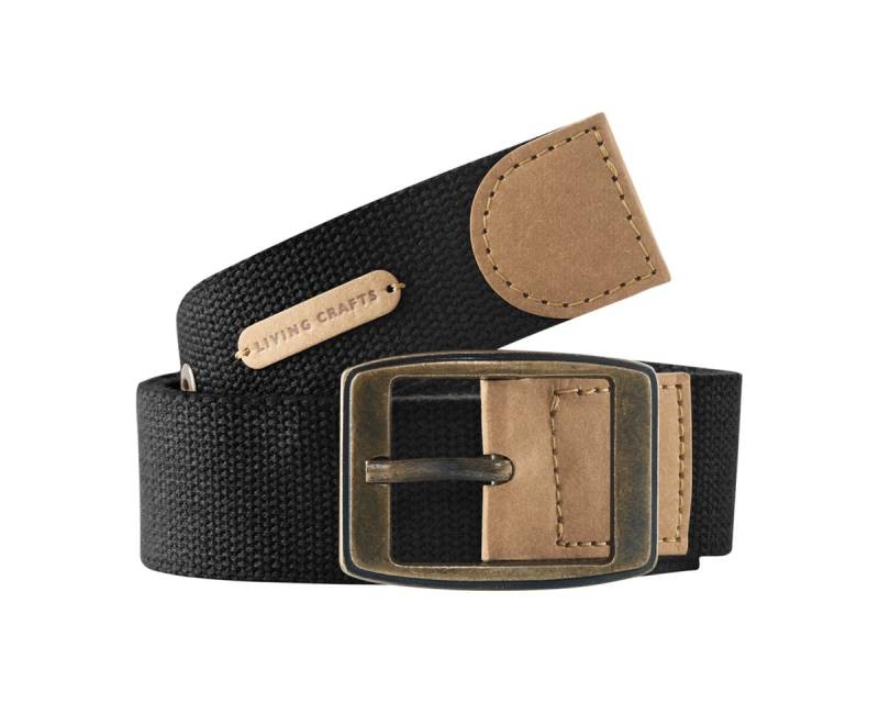 LIVING CRAFTS Stoffgürtel EDINBURGH GOTS zertifiziert von LIVING CRAFTS