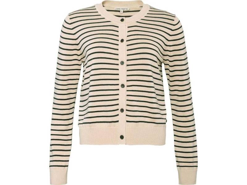 LIVING CRAFTS Strickjacke Living Crafts Bio-Damen-Strickjacke 'SCARA' mit Kn von LIVING CRAFTS