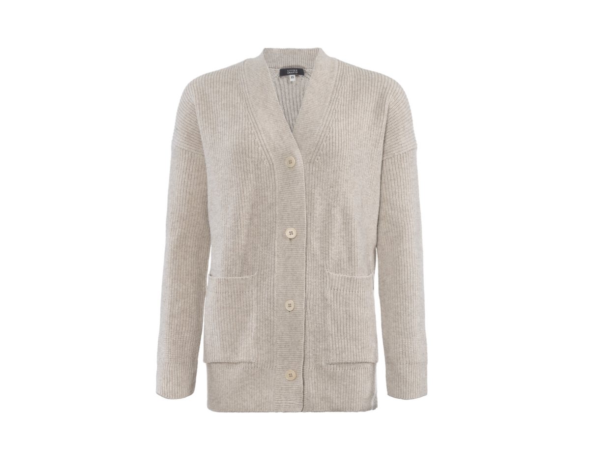LIVING CRAFTS Strickjacke NICOLE GOTS zertifiziert LIVING CRAFTS Strickjacke NICOLE GOTS zertifiziert von LIVING CRAFTS