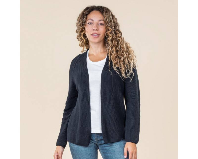 LIVING CRAFTS Strickjacke OLIVIA GOTS zertifiziert von LIVING CRAFTS