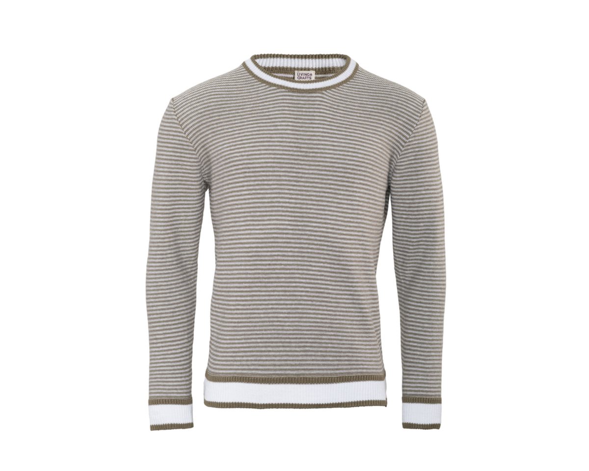 LIVING CRAFTS Strickpullover RAOUL GOTS zertifiziert LIVING CRAFTS Strickpullover RAOUL GOTS zertifiziert von LIVING CRAFTS