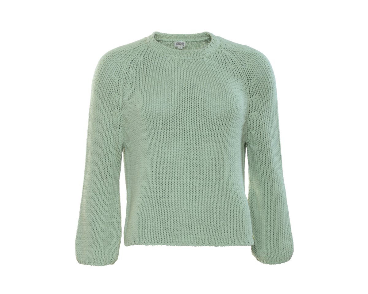 LIVING CRAFTS Strickpullover RICARDA GOTS zertifiziert LIVING CRAFTS Strickpullover RICARDA GOTS zertifiziert von LIVING CRAFTS