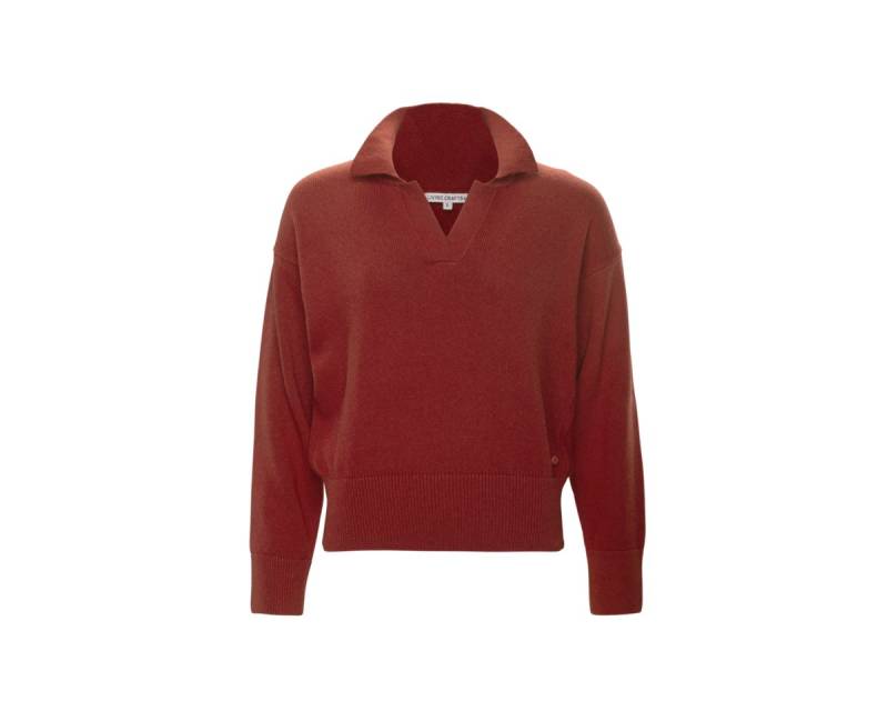 LIVING CRAFTS Strickpullover ULANA GOTS zertifiziert von LIVING CRAFTS