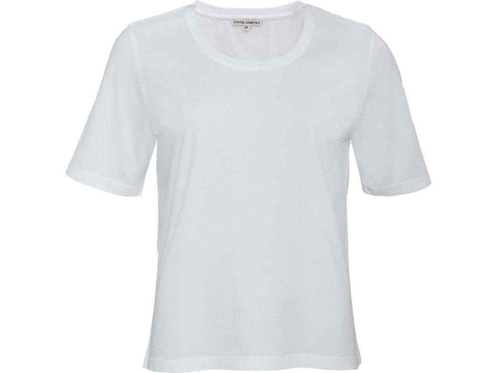 LIVING CRAFTS T-Shirt Living Crafts Bio-Damen-T-Shirt 'TABERA' mit Rundh von LIVING CRAFTS