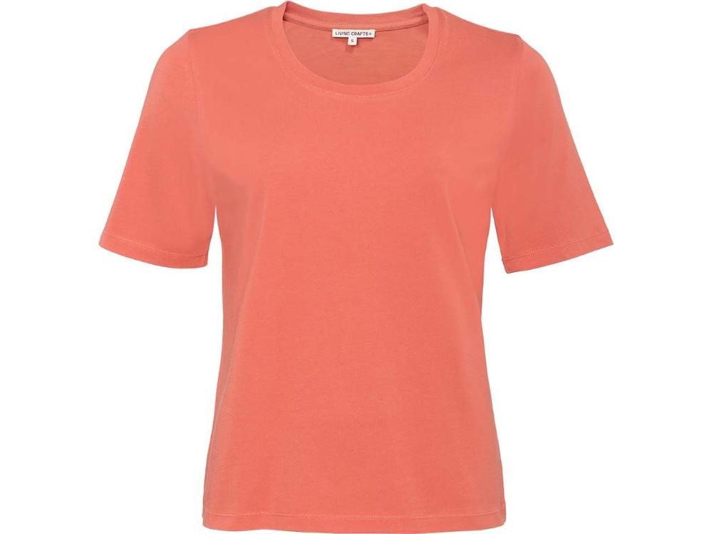 LIVING CRAFTS T-Shirt Living Crafts Bio-Damen-T-Shirt 'TABERA' mit Rundh von LIVING CRAFTS