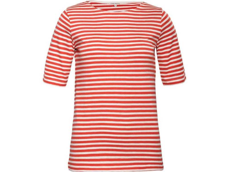 LIVING CRAFTS T-Shirt Living Crafts Bio-Damen-T-Shirt 'TANINA' mit länge von LIVING CRAFTS