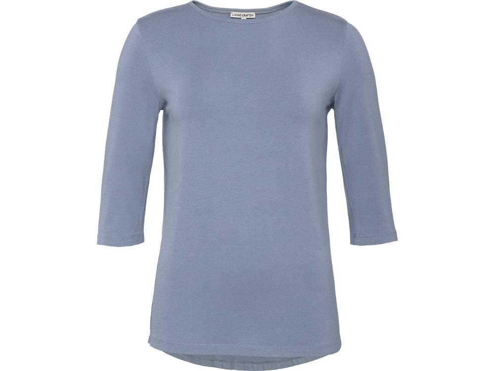 LIVING CRAFTS T-Shirt Living Crafts Bio-Damen-T-Shirt 'TOVARA' mit 3/4-A von LIVING CRAFTS