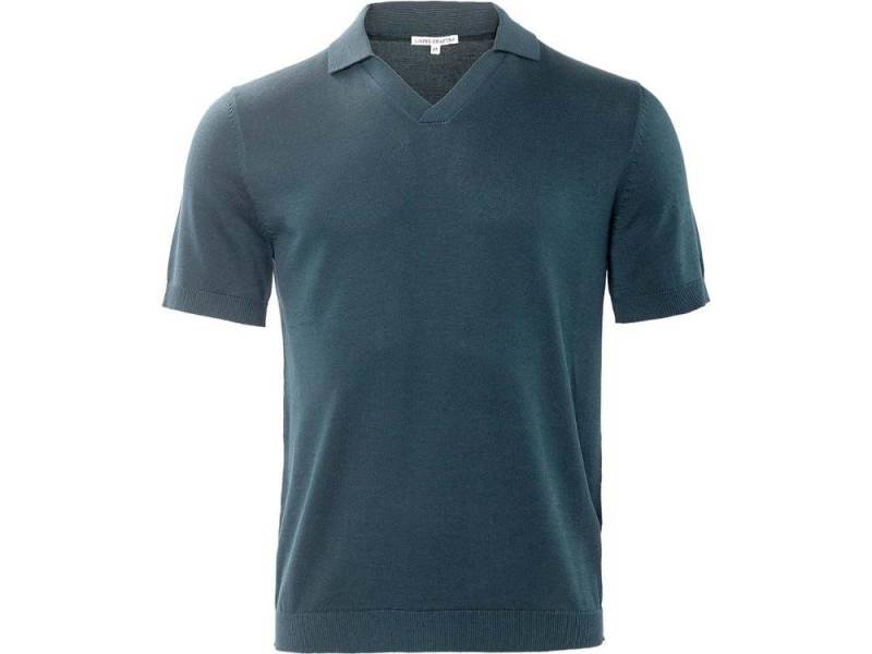 LIVING CRAFTS T-Shirt Living Crafts Bio-Herren-Polo-Shirt 'TAAROS' mit V von LIVING CRAFTS