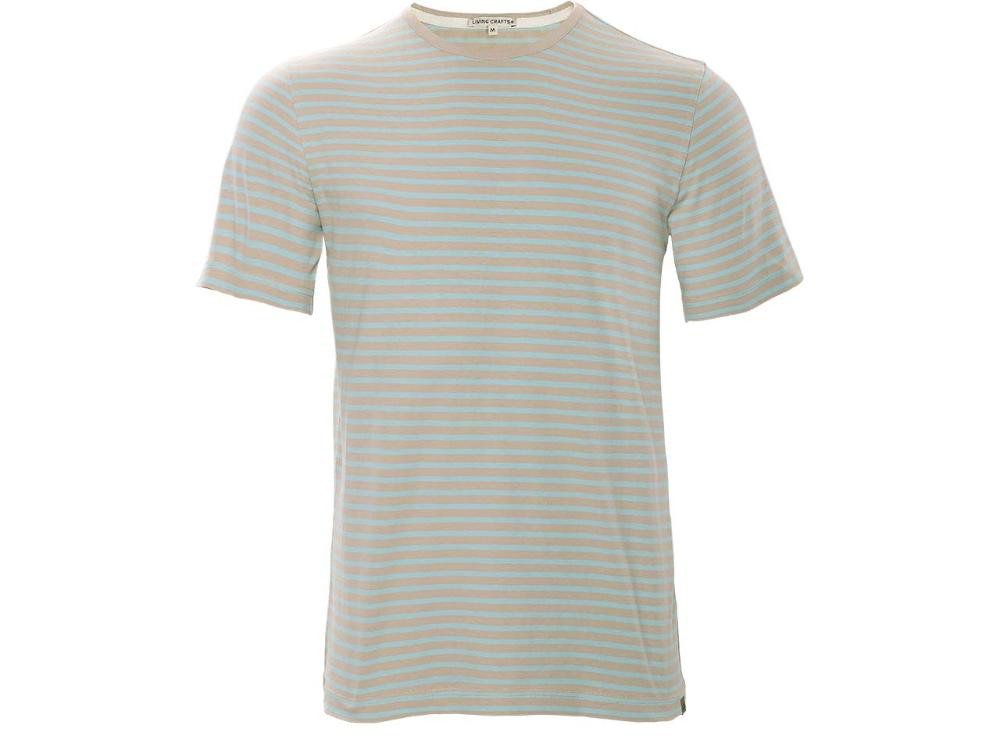 LIVING CRAFTS T-Shirt Living Crafts Bio-Herren-T-Shirt 'ROCCO' mit Rundh von LIVING CRAFTS