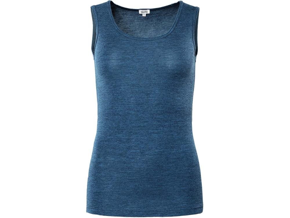 LIVING CRAFTS Tanktop Living Crafts Bio-Damen-Tanktop 'BERYL' mit Rundha von LIVING CRAFTS