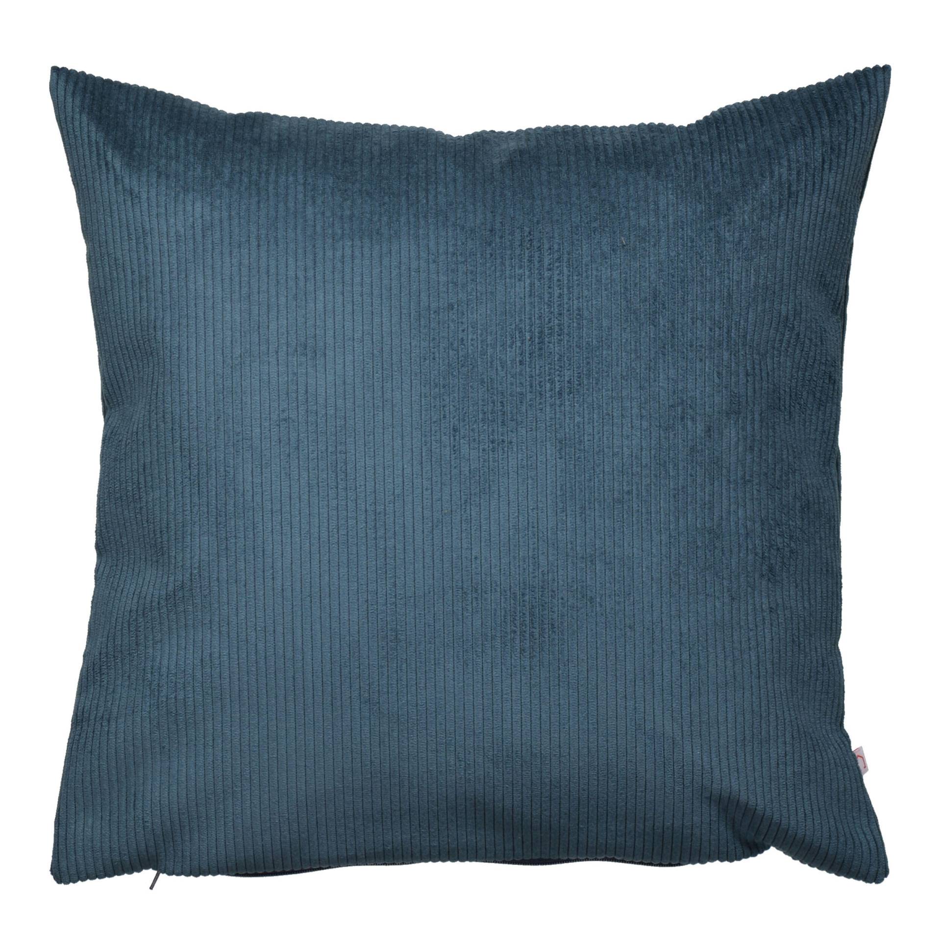 LIVING DREAMS - Kissenhülle, Cord blau von LIVING DREAMS