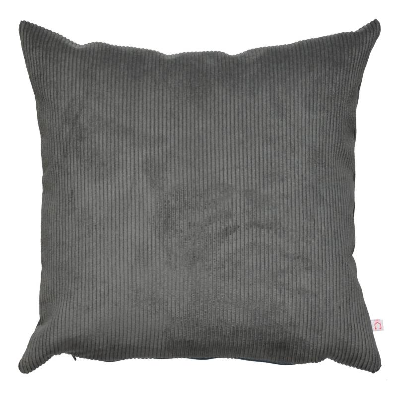 LIVING DREAMS - Kissenhülle, Cord grau von LIVING DREAMS