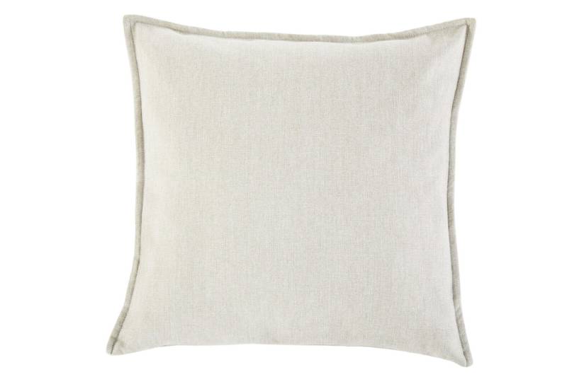 LIVING DREAMS - Melange-Kissenhülle/Stehsaum silber von LIVING DREAMS