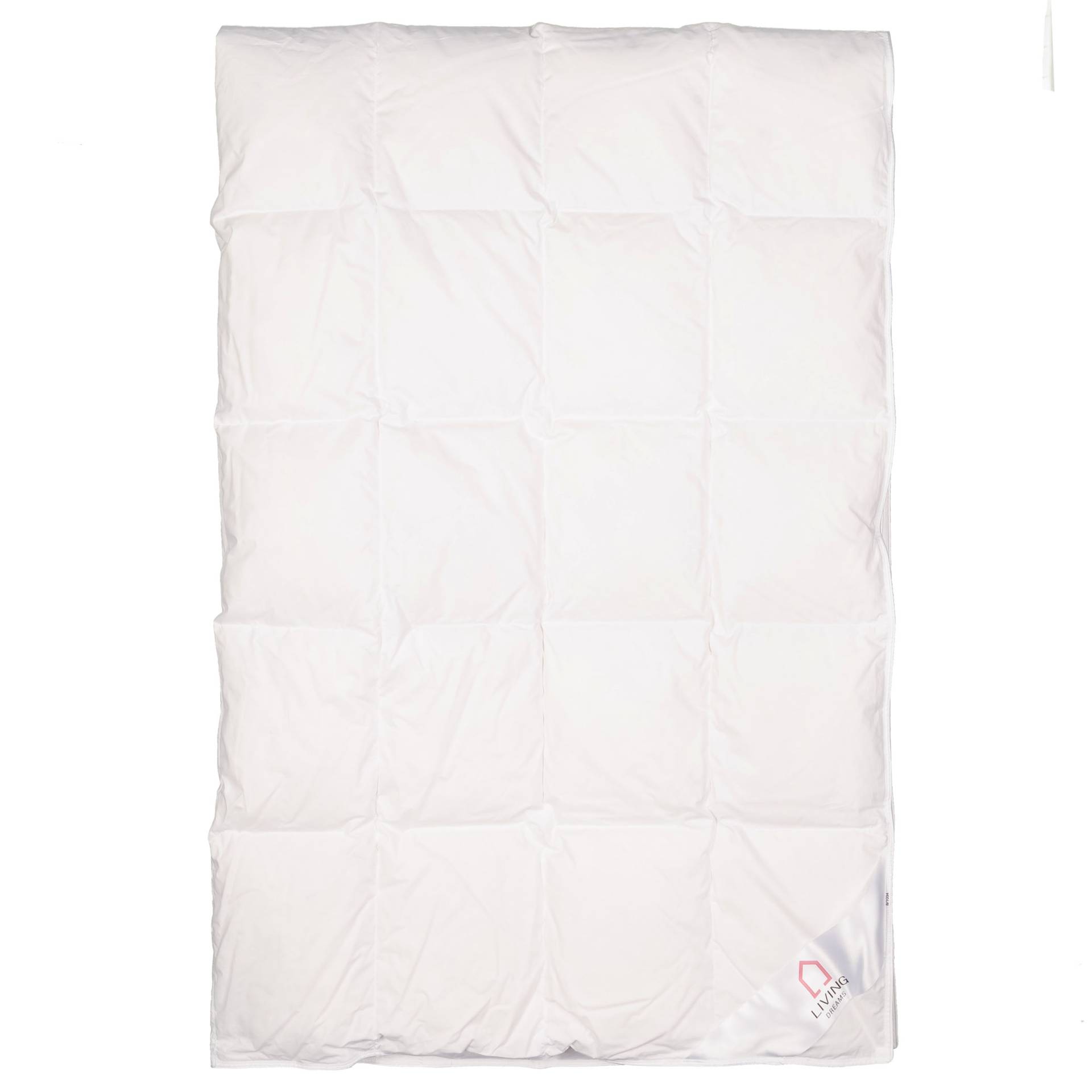 LIVING DREAMS - Sommer-Daunen-EZD, 8x10 weiss von LIVING DREAMS