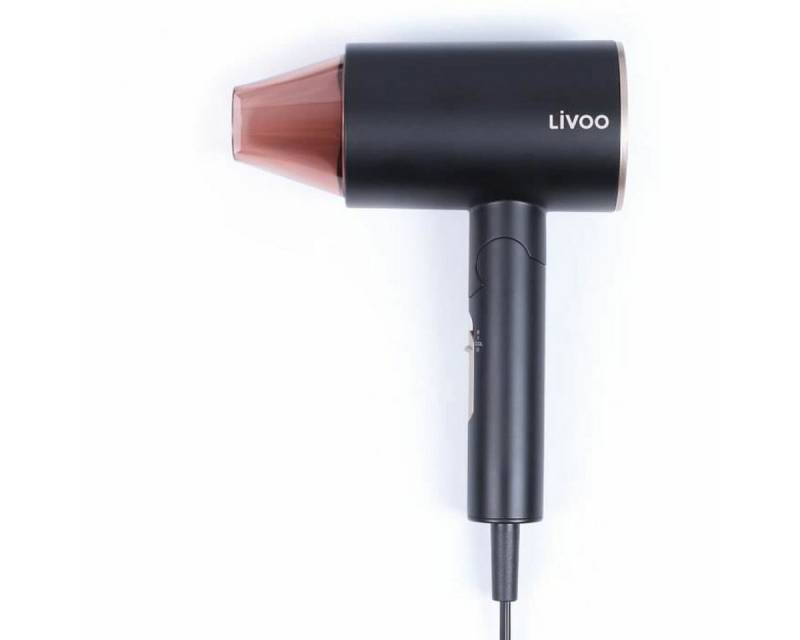 LIVOO Haartrockner Föhn Haartrockner Livoo DOS173 SchwarzRosa 1600 W von LIVOO
