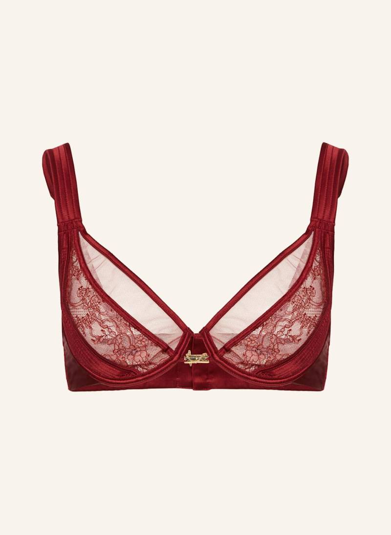 Livy Balconette-Bh Palace Aus Satin rot von LIVY