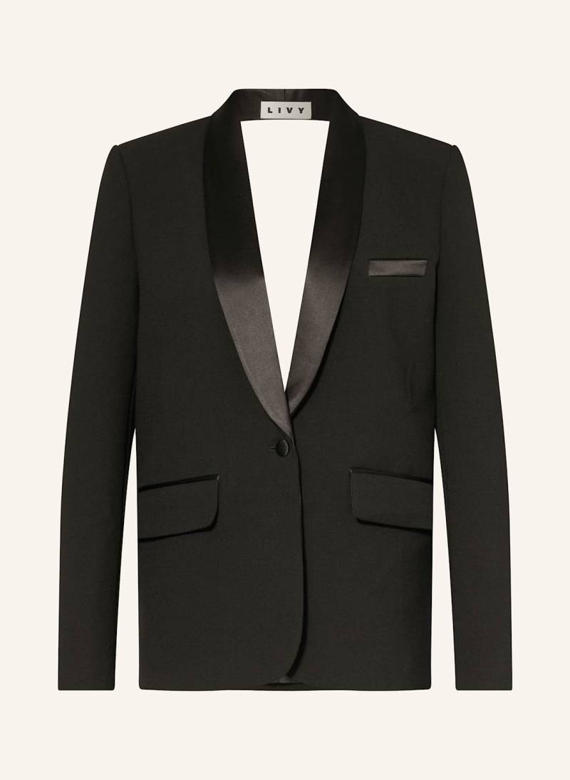 Livy Blazer Louis Mit Cut-Out schwarz von LIVY