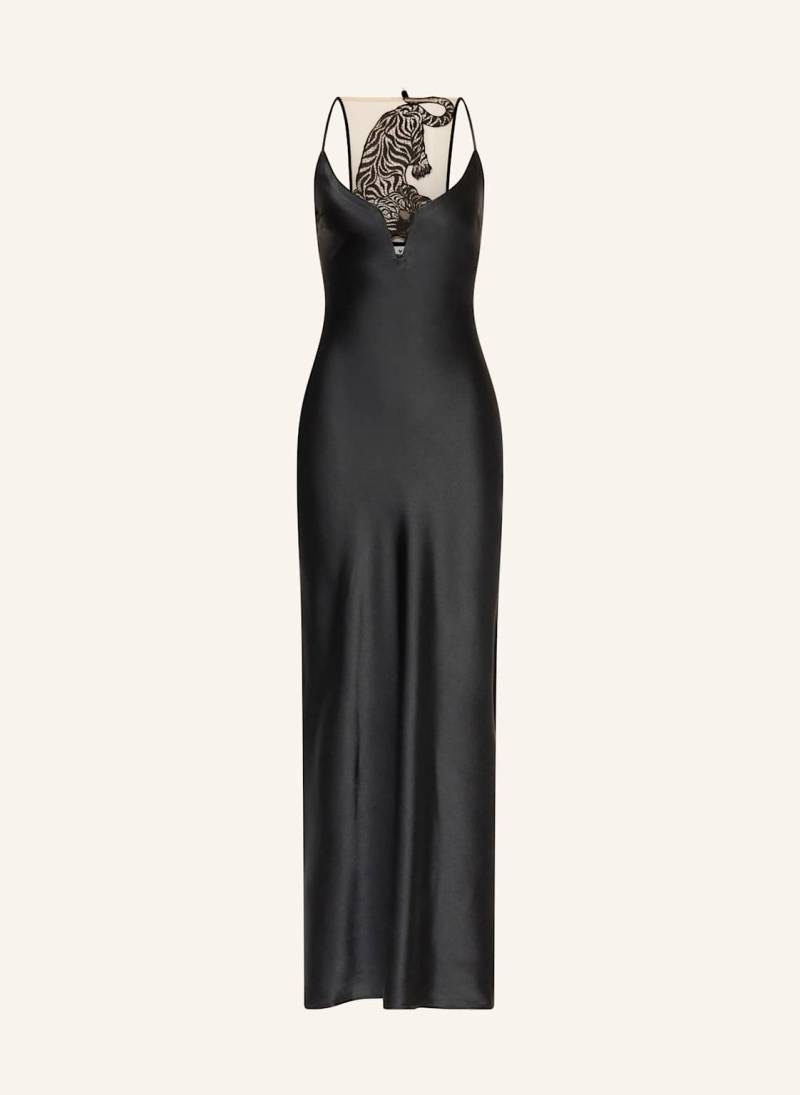 Livy Negligé Caspian Aus Satin schwarz von LIVY