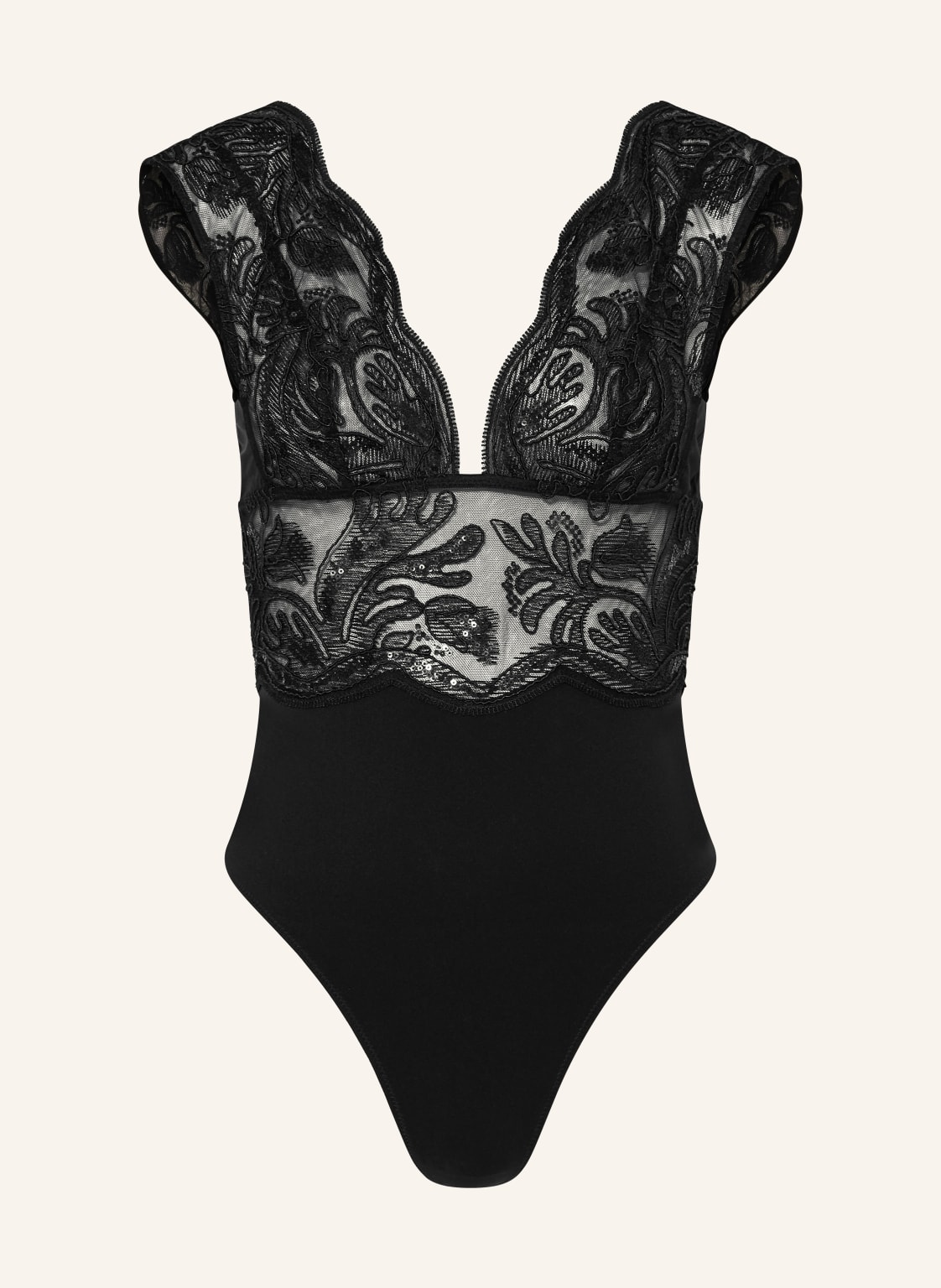 Livy String-Body Mirage Mit Pailletten schwarz von LIVY