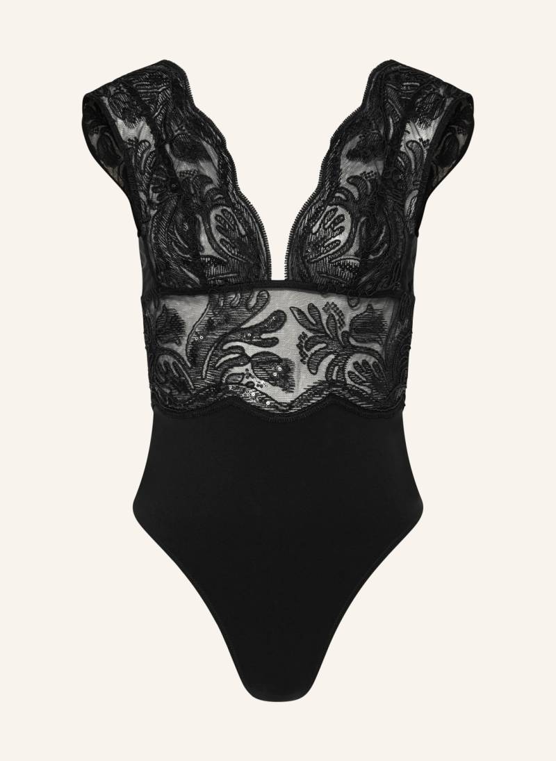 Livy String-Body Mirage Mit Pailletten schwarz von LIVY