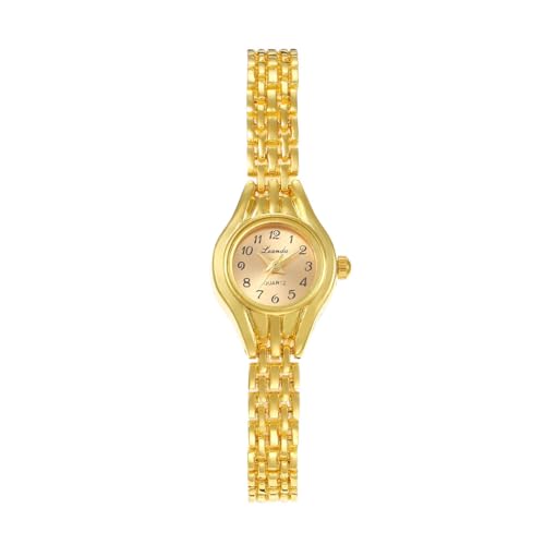 Damen Armbanduhr Elegant Analog Quarz Goldene Armband Uhr, Vintage Exquisite Small Womens Wrist Watch Damen Armbanduhr Elegant Analog Quarz Goldene Armband Uhr, Vintage Exquisite Small Womens Wrist Watch von LIWEARE
