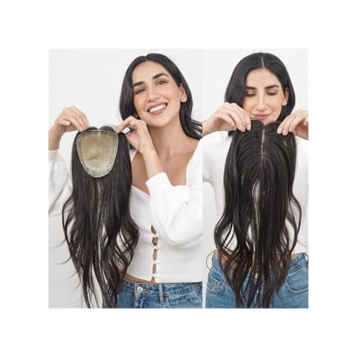 Wigs， 15 x 16 cm Spitzenbasis mit PU-Wickel, 8-22 Zoll gewellte Haarteile for dünner werdendes Haar,Wigs for women(14 inch) von LIXIONGQUANLAL