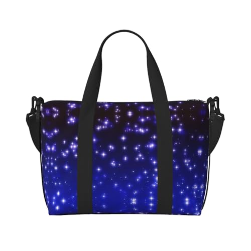 Bright Stars Print Weekender Bag Sport Gym Bag Damen Herren Krankenhaustasche Persönliche Reisetasche Handgepäcktasche Schwarz, Einheitsgröße, Schwarz, Einheitsgröße, Schwarz , Einheitsgröße Bright Stars Print Weekender Bag Sport Gym Bag Damen Herren Krankenhaustasche Persönliche Reisetasche Handgepäcktasche Schwarz, Einheitsgröße, Schwarz, Einheitsgröße, Schwarz , Einheitsgröße von LIXLZH