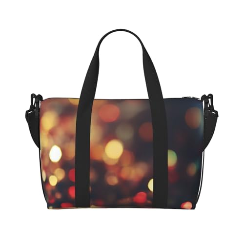 Dream Wochenendtasche mit buntem Aufdruck, Sporttasche, für Damen und Herren, Krankenhaustasche, persönliche Reisetasche, Handgepäcktasche, Schwarz, Einheitsgröße, Schwarz , Einheitsgröße von LIXLZH