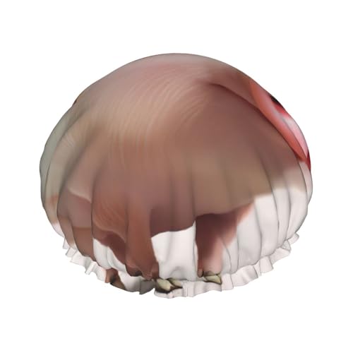 Duschhaube, Cartoon-Schweine-Druck, doppellagig, für Damen und Herren, Duschhaube, Salon, Heimgebrauch Duschhaube, Cartoon-Schweine-Druck, doppellagig, für Damen und Herren, Duschhaube, Salon, Heimgebrauch von LIXLZH