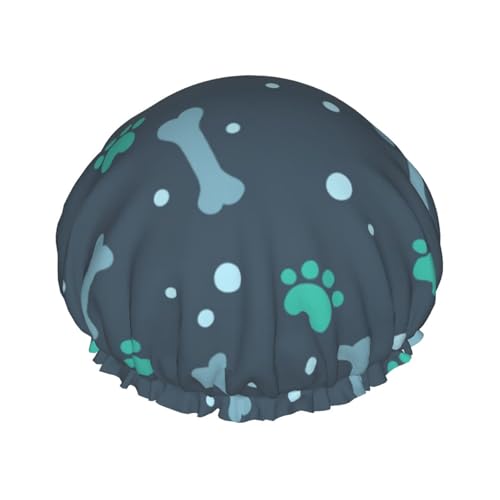 Duschhaube, Knochen und Hundekrallen, doppellagig, für Damen und Herren, Duschhaube, Salon, Heimgebrauch Duschhaube, Knochen und Hundekrallen, doppellagig, für Damen und Herren, Duschhaube, Salon, Heimgebrauch von LIXLZH