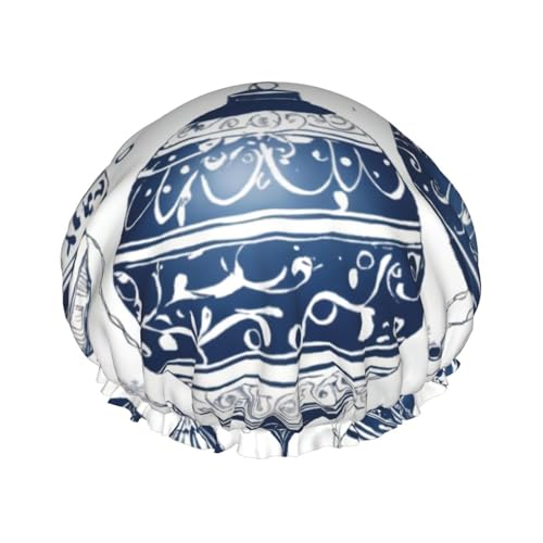 Duschhaube, Weihnachtsdekoration, doppellagig, für Damen und Herren, Duschhaube, Salon, Heimgebrauch von LIXLZH