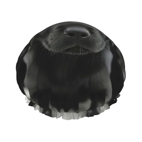 Duschhaube mit Hunde-Aufdruck, doppellagig, für Damen und Herren, Duschhaube, Salon, Heimgebrauch Duschhaube mit Hunde-Aufdruck, doppellagig, für Damen und Herren, Duschhaube, Salon, Heimgebrauch von LIXLZH