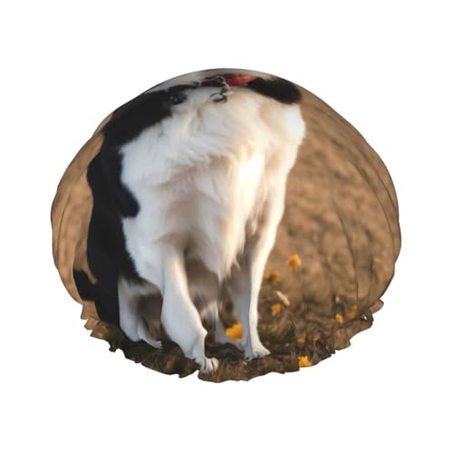 Duschhaube mit Hunde-Aufdruck, doppellagig, für Damen und Herren, Duschhaube, Salon, Heimgebrauch Duschhaube mit Hunde-Aufdruck, doppellagig, für Damen und Herren, Duschhaube, Salon, Heimgebrauch von LIXLZH