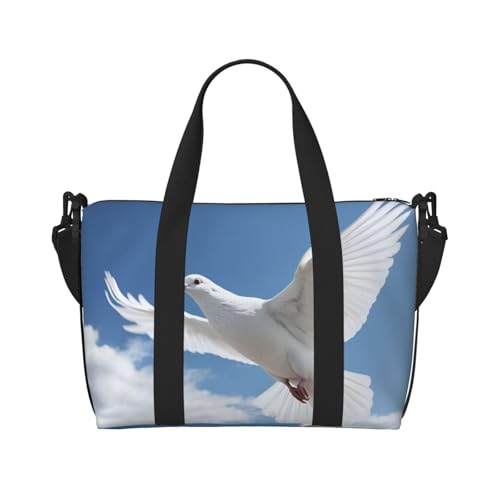 Flying Dove Weekender Bag Sport Gym Bag Damen Herren Krankenhaustasche Persönliche Reisetasche Handgepäcktasche Schwarz, Einheitsgröße, Schwarz, Einheitsgröße, Schwarz , Einheitsgröße Flying Dove Weekender Bag Sport Gym Bag Damen Herren Krankenhaustasche Persönliche Reisetasche Handgepäcktasche Schwarz, Einheitsgröße, Schwarz, Einheitsgröße, Schwarz , Einheitsgröße von LIXLZH