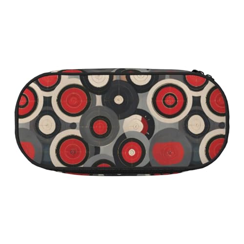 LIXLZH Design Target Unisex-Federmäppchen für Reisen, modische Make-up-Tasche, Schreibwaren, Toilettenartikel-Organizer von LIXLZH