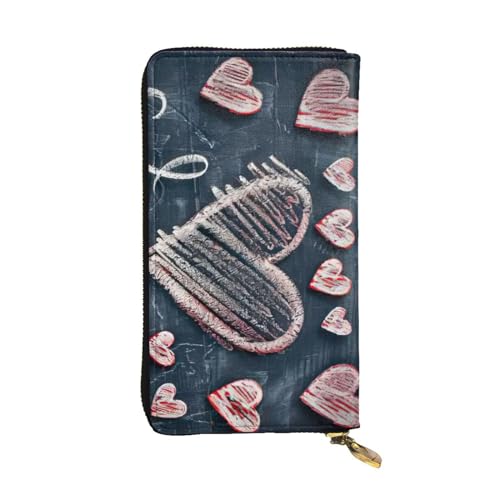 LIXLZH Geldbörse mit Aufschrift "I Love You" mit Herz-Aufdruck, für Damen und Herren, Leder, Münzgeldbörse, Kreditkartenhalter, Organizer, Reißverschluss, Schwarz, Einheitsgröße, Schwarz LIXLZH Geldbörse mit Aufschrift "I Love You" mit Herz-Aufdruck, für Damen und Herren, Leder, Münzgeldbörse, Kreditkartenhalter, Organizer, Reißverschluss, Schwarz, Einheitsgröße, Schwarz von LIXLZH