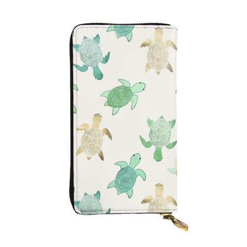 LIXLZH Geldbörse mit Schildkröten-Aufdruck, für Damen und Herren, Leder, Münzgeldbörse, Kreditkartenhalter, Organizer, Reißverschluss, Schwarz, Einheitsgröße, Schwarz , Einheitsgröße LIXLZH Geldbörse mit Schildkröten-Aufdruck, für Damen und Herren, Leder, Münzgeldbörse, Kreditkartenhalter, Organizer, Reißverschluss, Schwarz, Einheitsgröße, Schwarz , Einheitsgröße von LIXLZH