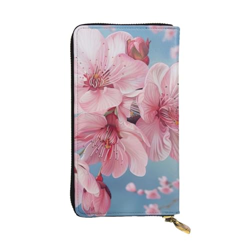 LIXLZH Geldbörse mit japanischem Kirschblumen-Aufdruck, für Damen und Herren, Leder, Münzgeldbörse, Kreditkartenhalter, Organizer, Reißverschluss, Schwarz, Einheitsgröße, Schwarz, Schwarz LIXLZH Geldbörse mit japanischem Kirschblumen-Aufdruck, für Damen und Herren, Leder, Münzgeldbörse, Kreditkartenhalter, Organizer, Reißverschluss, Schwarz, Einheitsgröße, Schwarz, Schwarz von LIXLZH