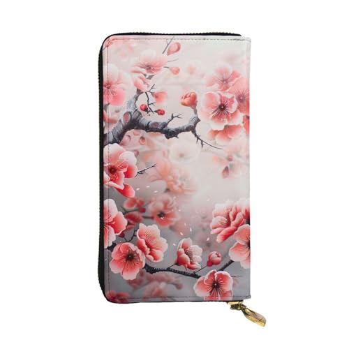 LIXLZH Geldbörse mit japanischem Kirschblumen-Aufdruck, für Damen und Herren, Leder, Münzgeldbörse, Kreditkartenhalter, Organizer, Reißverschluss, Schwarz, Einheitsgröße, Schwarz, Schwarz LIXLZH Geldbörse mit japanischem Kirschblumen-Aufdruck, für Damen und Herren, Leder, Münzgeldbörse, Kreditkartenhalter, Organizer, Reißverschluss, Schwarz, Einheitsgröße, Schwarz, Schwarz von LIXLZH