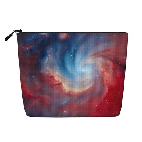 LIXLZH Kosmetiktasche mit Galaxie-Druck, tragbar, einlagig, Make-up-Organizer mit Reißverschluss, Schwarz, Einheitsgröße, Schwarz, Einheitsgröße, Schwarz , Einheitsgröße LIXLZH Kosmetiktasche mit Galaxie-Druck, tragbar, einlagig, Make-up-Organizer mit Reißverschluss, Schwarz, Einheitsgröße, Schwarz, Einheitsgröße, Schwarz , Einheitsgröße von LIXLZH