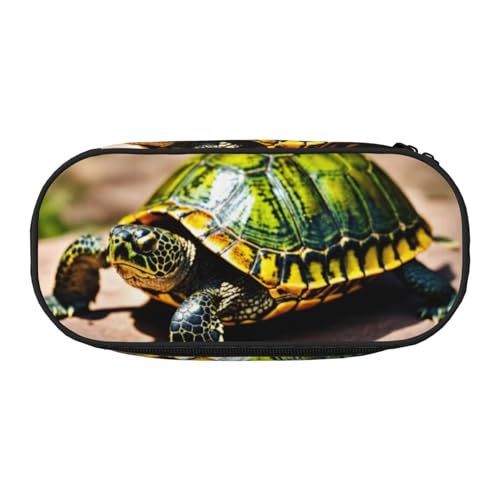 LIXLZH Lord Howe Unisex-Federmäppchen, Motiv: Insel, Meeresschildkröte, modisch, Make-up-Tasche, Schreibwaren, Kulturbeutel von LIXLZH