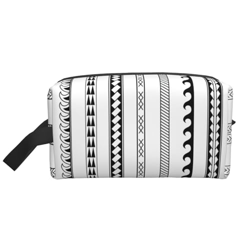 LIXLZH Make-up-Tasche mit dreieckigen Streifen, Bohemian-Muster, Geldbörse, Zubehör, Organizer, tragbare Reise-Kulturbeutel, Aufbewahrungstasche, Weiß, Einheitsgröße, weiß, Einheitsgröße, weiß LIXLZH Make-up-Tasche mit dreieckigen Streifen, Bohemian-Muster, Geldbörse, Zubehör, Organizer, tragbare Reise-Kulturbeutel, Aufbewahrungstasche, Weiß, Einheitsgröße, weiß, Einheitsgröße, weiß von LIXLZH