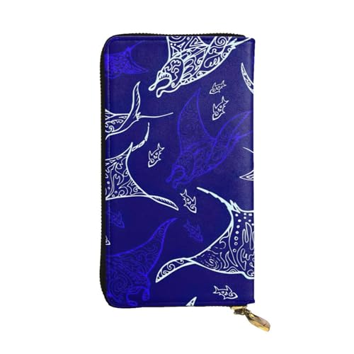 LIXLZH Manta Geldbörse mit Ray- und Fisch-Aufdruck, für Damen und Herren, Leder, Münzgeldbörse, Kreditkartenhalter, Organizer, Reißverschluss, Schwarz, Einheitsgröße, Schwarz , Einheitsgröße LIXLZH Manta Geldbörse mit Ray- und Fisch-Aufdruck, für Damen und Herren, Leder, Münzgeldbörse, Kreditkartenhalter, Organizer, Reißverschluss, Schwarz, Einheitsgröße, Schwarz , Einheitsgröße von LIXLZH
