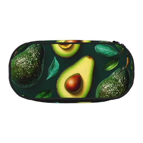 LIXLZH Unisex-Federmäppchen mit Avocado-Druck, modische Make-up-Tasche, Schreibwaren, Kulturbeutel von LIXLZH