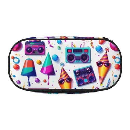 LIXLZH Unisex-Federmäppchen mit Einhorn-Motiv, modische Make-up-Tasche, Schreibwaren, Kulturbeutel von LIXLZH