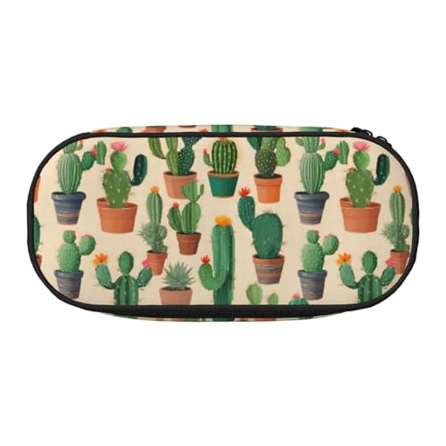 LIXLZH - Unisex Federmäppchen mit Kaktusmuster, Reise-Make-up-Tasche, Kosmetiktasche LIXLZH - Unisex Federmäppchen mit Kaktusmuster, Reise-Make-up-Tasche, Kosmetiktasche von LIXLZH