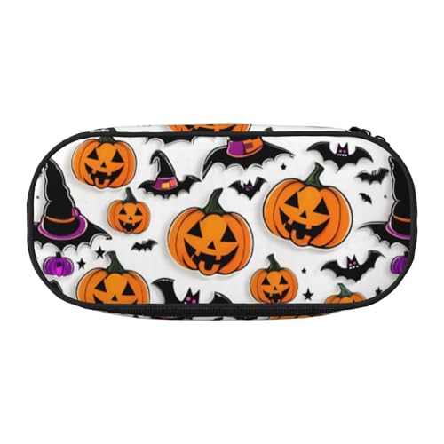 LIXLZH Unisex-Federmäppchen mit Kürbis-Motiv, für Reisen, modische Make-up-Tasche, Schreibwaren, Kulturbeutel von LIXLZH