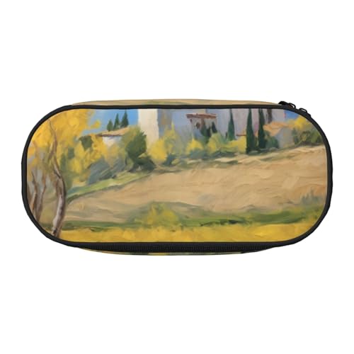 LIXLZH Unisex-Federmäppchen mit Ölgemälde-Druck, modische Make-up-Tasche, Schreibwaren, Kulturbeutel von LIXLZH