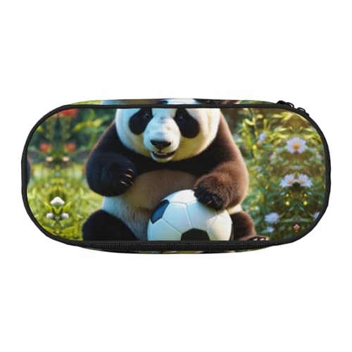 LIXLZH Unisex-Federmäppchen mit Panda-Aufdruck, modische Make-up-Tasche, Schreibwaren, Toilettenartikel-Organizer von LIXLZH